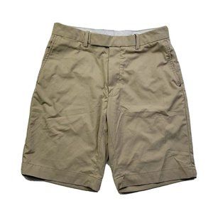 RLX Ralph Lauren Men's 30 Khaki Chino Shorts Slash Pockets Stretch 9.75" Inseam